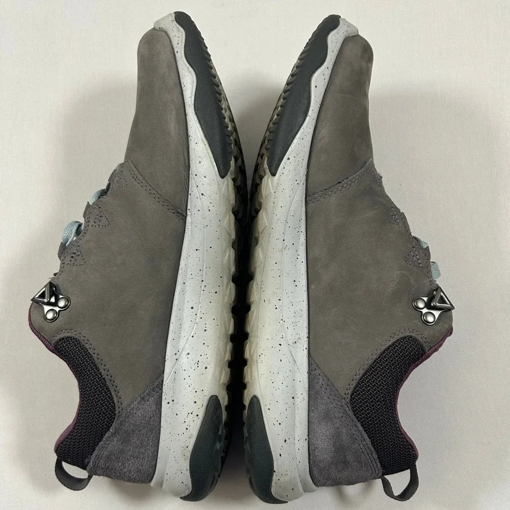 Teva Arrowood WP Hiking Shoes Womens 10 Gray Purple Waterproof Leather 1014566‎